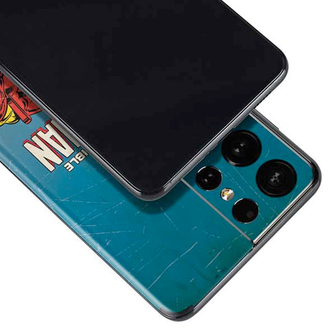 Marvel Classic Comics The Invincible Iron Man Galaxy S21 Ultra 5G Skin